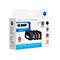 KMP MULTIPACK H166VX - 4er-Pack - Hohe Ergiebigkeit - Schwarz, Gelb, Cyan, Magenta - Tintenpatrone (Alternative zu: HP F6U18AE, HP F6U16AE, HP F6U17AE, HP L0S70AE)