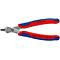 Knipex zijsnijtang, rood-blauw, met het opschrift '78 03 125'.
