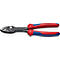 Knipex Zangenschlüssel mit roten und blauen Griffen, Modellnummer 82 02 200.