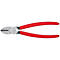 KNIPEX Seitenschneider 180 mm, Kopf poliert, Vanadin-Elektrostahl, Kunststoffgriff, max. Ø 4 mm Cu-Draht