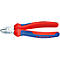 Knipex side cutters. Red and blue handles, metal cutting edge. Inscription: Knipex.