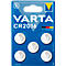 knoopcel VARTA Professional Electronics CR2016, spanning 3 V, capaciteit 90 mAh, lithium, 5 stuks