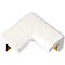 Knuffi® beschermhoek type E2D, zelfklevend, schokabsorberend, voor 90°-overgangen, PU-schuim, -40 °C tot +100 °C, wit