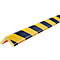 Knuffi® protection d'angle type H Frost, autocollante, amortissant les chocs, -40 °C à +100 °C, 1 m, mousse PU, jaune/noir