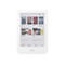 Ein weißer Kobo eBook-Reader mit einer Anzeige von Buch-Covern auf dem E-Ink-Display.
