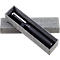 KOLMA boîte à crayons, en RPET, surface textile, fond velouté, L 40 x P 165 x H 23 mm, gris