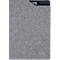 KOLMA Notizbuch A5, aus RPET, 80 Blatt, 80 g/m², gepunktet, mit Stifthalter, grau/schwarz