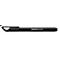 Black pen with silver lettering 'Kolma script'. The clip is angular.