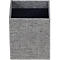 KOLMA Stifteköcher, aus RPET, schlichtes Design, textilartige Oberfläche, B 80 x T 80 x H 90 mm, grau
