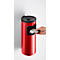 Kombi-Ascher, Abfall-Volumen von 5,6 l, flammenhemmend, Kippvorrichtung, inkl. Montagematerial, Ø 180 x H 400 mm, Metall, rot
