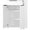 Kombischrank Porto, 1 Schublade, 2 Türen und 2 Einlegeböden, 2 OH, B 810 x T 400 x H 1200 mm, weiß