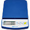 Blaue Digitalwaage mit Anzeige 0,0. Aufschrift Dune, On/Off, Units, Tare und Adam.