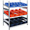 Komplettregal MBR 3000, Anbaufeld, 3 schräge Fachebene, 1536 x 400 x 1292 mm