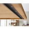 Konferenztisch FRED, Rechteck, X-Fußgestell, B 2000 x H 750 x T 900 mm, Wildeiche massiv/schwarz