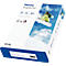 Papierpackung mit Tecno Superior Aufdruck, 80g, A4, 500 Blatt, mit Snowboarder auf blauem Himmel.