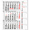 Korsch 3-maandenplanner 2025 Combi, strip timer, datumschuif, B 300 x H 478 mm, grijs