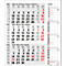 Korsch 3-maandenplanner 2025 Combi, strip timer, datumschuif, B 300 x H 478 mm, grijs