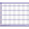 Un planificateur hebdomadaire en nuances de gris et de violet, avec des jours numérotés, des colonnes et l'année 2027.