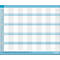 Planificateur annuel bleu et gris, format tableau. La colonne de gauche affiche les jours 1 à 31. En bas à droite : 12-2027.