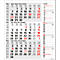 Korsch Planning 3 mois 2025 Combi, minuteur à bandes, curseur de date, L 300 x H 478 mm, gris