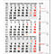 Korsch Planning 3 mois 2025 Combi, minuteur à bandes, curseur de date, L 300 x H 478 mm, gris
