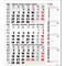 Korsch Planning 3 mois 2025 Combi, minuteur à bandes, curseur de date, L 300 x H 478 mm, gris