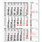 Korsch Planning 3 mois 2025 Combi, minuteur à bandes, curseur de date, L 300 x H 478 mm, gris