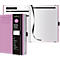 Korsch Projekt- und Meetingplaner, DIN A5, 200 pages, papier FSC, structure lin, tranche colorée, élastique &amp; porte-stylo, lilas