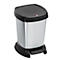 Kosmetikeimer Rotho PASO, 6 l, herausnehmbarer Inneneimer, Kunststoff, silber metallic