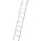 Krause enkele ladder, TRBS 2121-2, werkhoogte 3150 mm, 8 antisliptreden met profiel T 80 mm, voetdoppen, aluminium