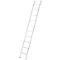 Krause enkele ladder, TRBS 2121-2, werkhoogte 3600 mm, 10 antisliptreden met profiel T 80 mm, voetdoppen, aluminium