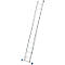 Krause enkele ladder, TRBS 2121-2, werkhoogte 4100 mm, 12 antisliptreden met profiel T 80 mm, voetdoppen, traverse, aluminium