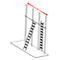 KRAUSE kastenladder, aluminium, met 2 paar inhanghaken/opberghaken, 10 treden