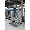 Krause Stabilo Professional mobiele platformladder, dubbelzijdig toegankelijk, 2x5 treden, 600 x 700 mm platform, 3200 mm werkhoogte