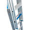 Krause zweitlg. Schiebeleiter, 2 x 9 Sprossen, TRBS 2121 2-konform, Trigon-Traverse
