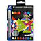 Kreidemarker STAEDTLER Lumocolor®, Rundspitze, Strichbreite 2,4 mm, für glatte Oberflächen, Flüssigkeit auf Wasserbasis, 8er-Set farbsoriert