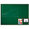 Kreidetafel X-tra!Line, 1800 x 900 mm, lackiert, Wandmontage, Hoch- & Querformat, magnethaftend, grün