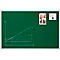 Kreidetafel X-tra!Line, 1800 x 900 mm, lackiert, Wandmontage, Hoch- & Querformat, magnethaftend, grün