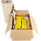 Kreukpapier, 80 g/m², gemaakt van 100 % oud papier, natuurlijke kleur, 1 rol met L 300 m x B 750 mm