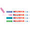 Krijtmarker Edding 4085, voor gladde oppervlakken, lijndikte 1-2 mm, ronde punt, set van 4, metallic