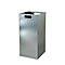 Kringloopmateriaal verzamelaar, volume 87 l, met binnenbak, gegalvaniseerd staal, B 340 x D 380 x H 900 mm, bruin