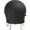 Kruk Sitness Alpine, met ingebouwde gymnastiekbal, bekleding 75% scheerwol, antraciet