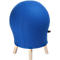 Kruk Sitness Alpine, met ingebouwde gymnastiekbal, bekleding 75% scheerwol, blauw