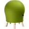 Kruk Sitness Alpine, met ingebouwde gymnastiekbal, bekleding 75% scheerwol, groen