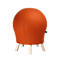 Kruk Sitness Alpine, met ingebouwde gymnastiekbal, bekleding 75% scheerwol, oranje