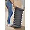Kruk Topstar® Sitness 4D, voor actief & ergonomisch zitten, veermechanisme, zitting in hoogte verstelbaar, B 375 x D 360 x H 530-640 mm, stoffen bekleding grijs
