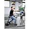 Kruk TOPSTAR Sitness H1-Work, kunstleer, in hoogte verstelbaar, TPU-zool, clean-effect gasveer, bestand tegen desinfecterende middelen, zwart