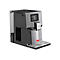 Krups Intuition Kaffeevollautomat in Silber und Schwarz auf weißem Hintergrund mit Touch-Display.