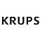 Das Logo der Marke Krups in schwarzen Großbuchstaben auf weißem Hintergrund.
