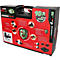 Kartonverpackung von KS Tools mit Informationen zu bürstenlosem Motor, Lithium-Ionen-Akkus und technischer Garantie.
